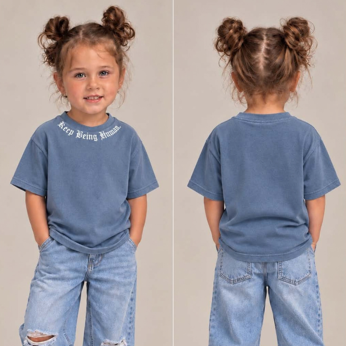 Keep Being Human Kids Tee